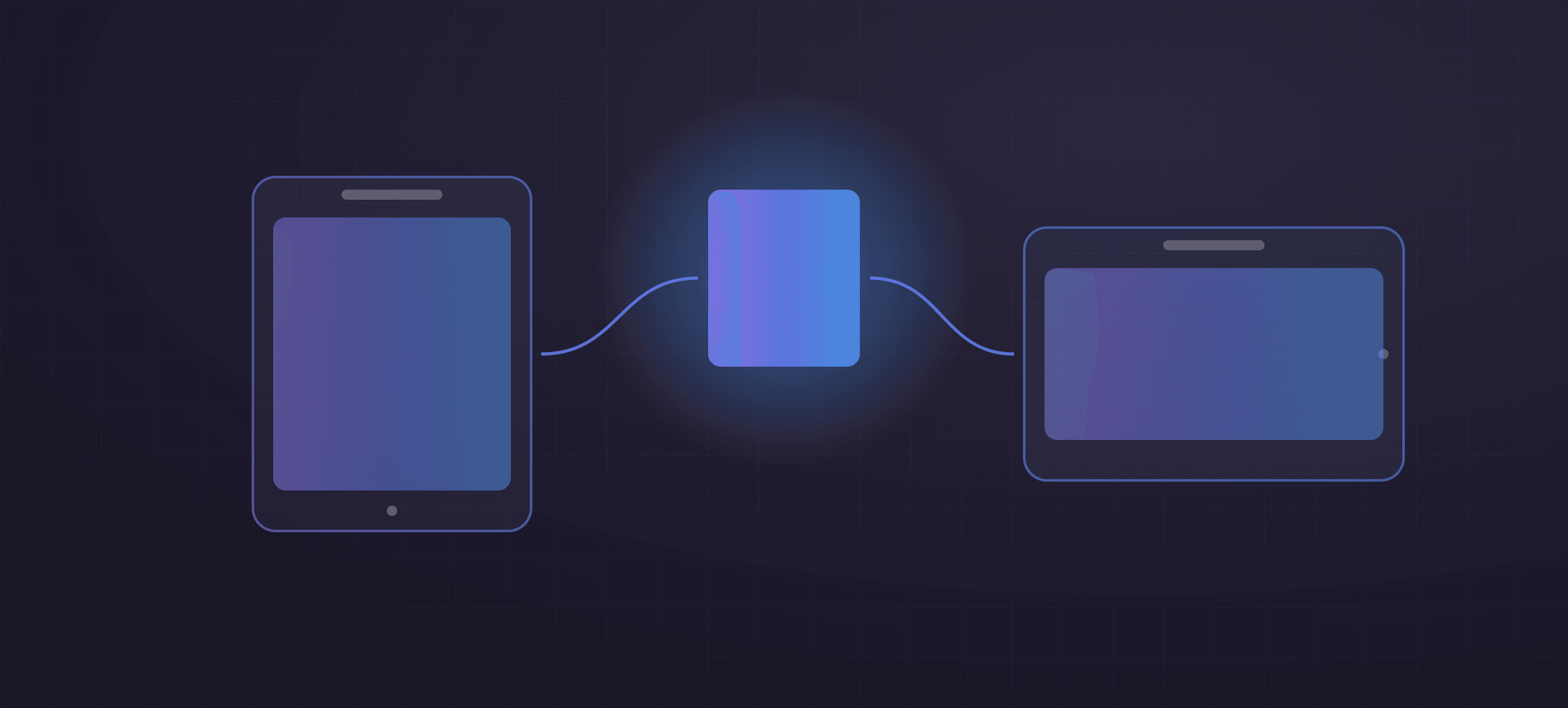 The check-in app is one web page and two wrappers
